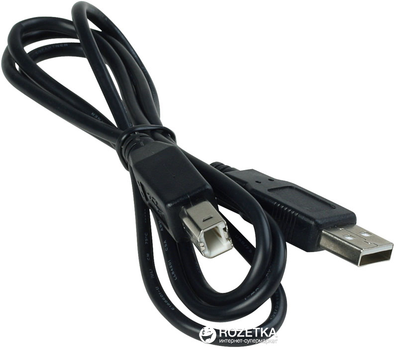 Кабель Patron USB 2.0 AM - BM 1.8 м Черный (CAB-PN-AMBM-18)
