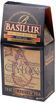 Чай черный рассыпной Basilur Остров Цейлон Особый 100 г (4792252001145)