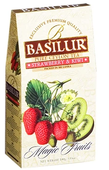 Чай черный рассыпной Basilur Magic Fruits Клубника и киви 100 г (4792252100343)