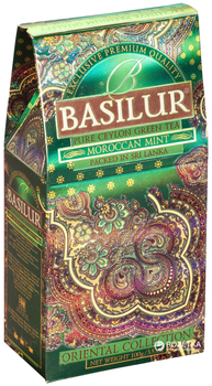 Чай зелений розсипний Basilur Східна колекція Марокканська м'ята 100 г (4792252916487)