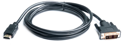 Кабель Real-El HDMI-DVI M-M 1.8 м Black