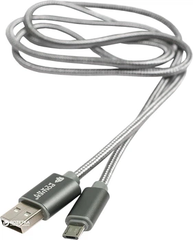 Кабель PowerPlant Quick Charge USB 2.0 AM - microUSB 1 м (KD00AS1287)