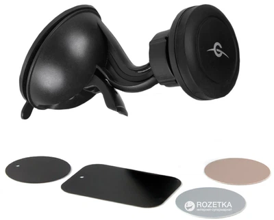 Автодержатель для телефона магнитный Global Hold M06SM Black (1283126473616)