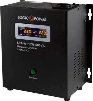 ИБП LogicPower для котлов LPA-W-PSW-500VA (350 Вт) 2A/5A/10A 12В (LP7145)