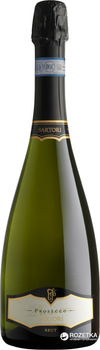 Вино ігристе Sartori Prosecco DOC біле брют 0.75 л 11% (8005390002667)