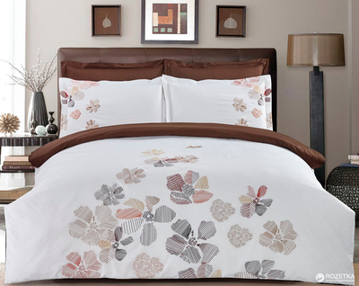 Комплект постільної білизни Home Line Сатин Квіти 160х220 (2600001223194)