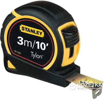 Рулетка измерительная Stanley Tylon 3 м (10 фут.) х 12.7 мм (1-30-686)