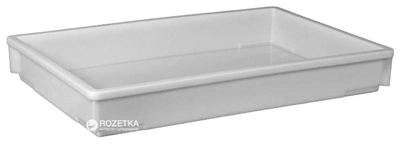Ящик пластиковый универсальный Полимерцентр 600х400х80 мм Белый (ST6408-1.0.1)