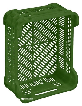 Ящик пластиковый универсальный Полимерцентр 400х300х155/110 мм Зеленый (ST4315-3.1)