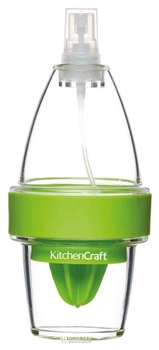 Ручной пресс-распылитель для цитрусовых Kitchen Craft 150 мл Прозрачный с зеленым (635846)
