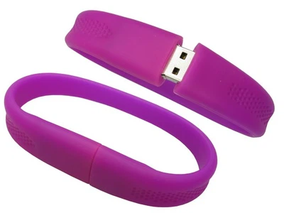 Uniq БРАСЛЕТ Силиконовый фигурный сиреневый 256GB (256C17415U3)