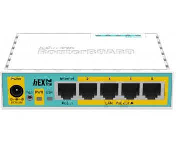 Маршрутизатор MikroTik hEX PoE lite RB750UPr2 (5 портов)
