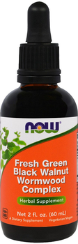 Комплекс Now Foods Black Walnut Wormwood Complex Натуральная добавка 60 мл