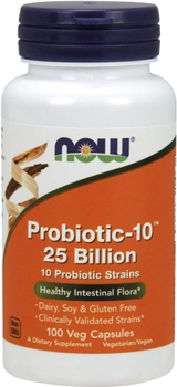 Биологически активная добавка Now Foods Probiotic 25 Billion 100 капсул (733739029331)