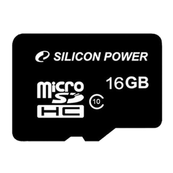 Карта памяти microSDHC 16Gb SiliconPower (class 10)