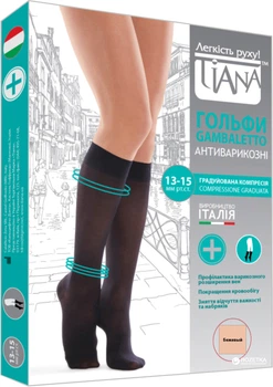 Гольфи Tiana 845 антиварикозні 70 Den 41-43 р Бежеві (4820192750240)