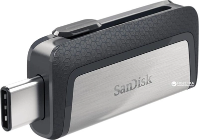 Флеш память USB SanDisk Ultra Dual 64GB USB 3.1 + Type-C (SDDDC2-064G-G46)