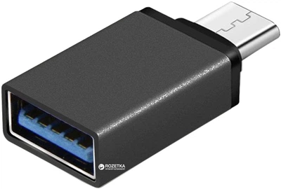 Переходник Value OTG USB 3.0 AF - Type-C Black (S0674)
