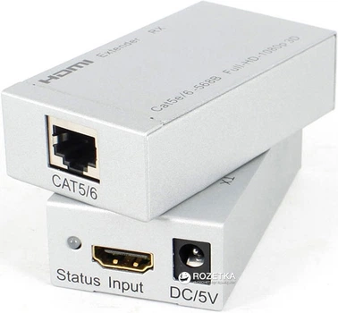 Удлинитель Value HDMI до 60 м по кабелю UTP с поддержкой 3D (S0440)