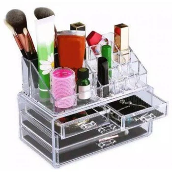 Органайзер для косметики Пластиковый комод Beauty Box Прозрачный пластик ( V 0516 )
