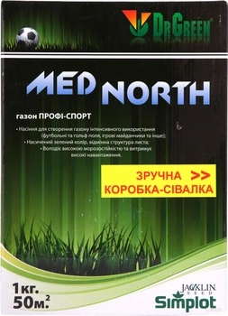 Семена газонных трав Jacklin Seed Med North 1 кг ТМ "Dr.Green" (4820175900143)