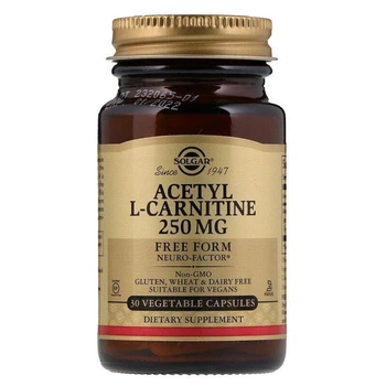 solgar acetyl l carnitine 250 mg Ацетил l-карнітин Solgar Acetyl L-Carnitine 250 mg (30 veg caps) – фото,  відгуки, характеристики в інтернет-магазині ROZETKA від продавця: be Active