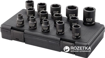 Набор головок ударных M7 1/2" 10-27 мм 14 предметов (MB44014M)