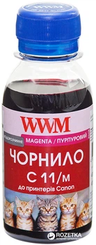 Чернила WWM C11 для Canon CL-511С/CL-513С/CLI-521M 100 г Magenta (C11/M-2)