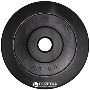 Диск гантельний Newt Rock Pro композитний у пластиковій оболонці 2.5 кг (NE-PL-D-2)