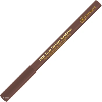 Стойкий карандаш для глаз Dermacol 12h True Colour 2 г 04 Светло-коричневый (85959125)