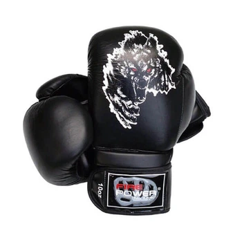 Боксерские перчатки FirePower FPBG5 Wolf (14oz) Черные