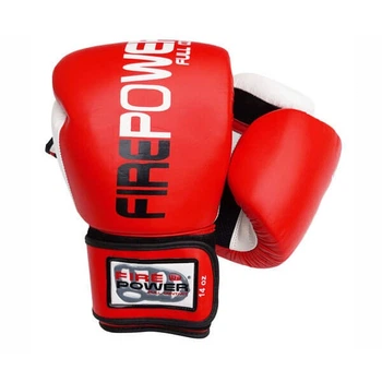 Боксерские перчатки FirePower FPBG2 (14oz) Красные