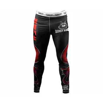 Штаны компрессионные Tatami Fightwear Honey Badger V3 (S) Принт