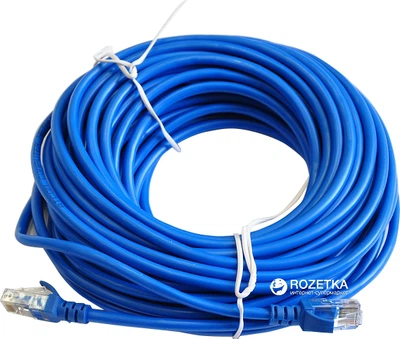 Патч-корд Atcom CAT5e RJ45 UTP 15 м Синий (9168)