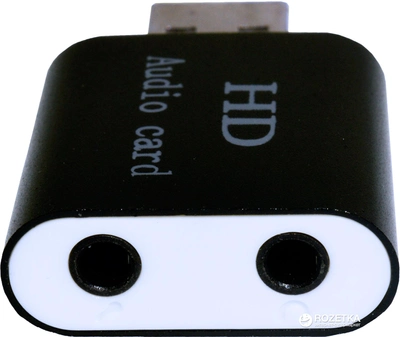 Адаптер Dynamode USB C-Media 108 7.1 каналов, алюминий Черная (USB-SOUND7-ALU black)