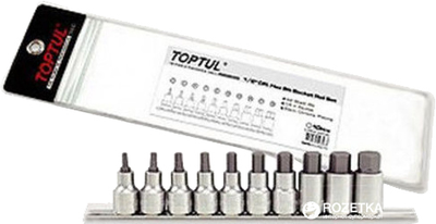 Набор шестигранников впрессованных в головку Toptul 12 предметов (GAAQ1208)