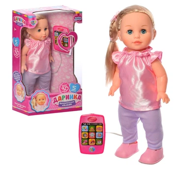 Кукла интерактивная Limo Toy Даринка M 5445 пупс украинская озвучка, ходит, поет