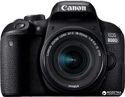 Фотоаппарат Canon EOS 800D 18-55mm IS STM Black (1895C019) Официальная гарантия!