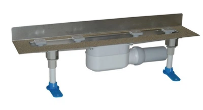 Душевой лоток угловой Hutterer & Lechner для линейного отведения воды с сифоном DN50 HL50W.0/70
