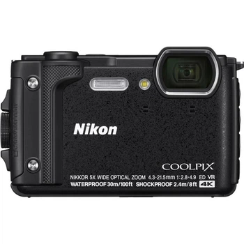 Цифровая фотокамера Nikon Coolpix W300 Black (VQA070E1) (официальная гарантия)
