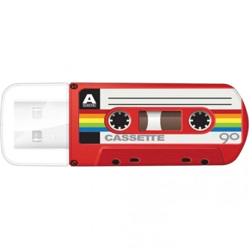 Флеш-накопитель USB 32GB Verbatim Mini Cassette Edition Red (49392)