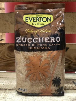 Сахар Тростниковый Everton Zucchero 1кг