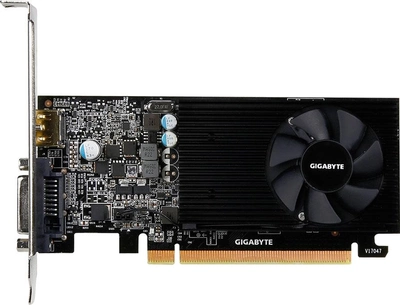 Gigabyte PCI-Ex GeForce GT 1030 Low Profile 2GB GDDR5 (64bit) (1227/6008) (DVI, HDMI) (GV-N1030D5-2GL)