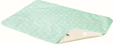 Непромокаемая двусторонняя детская пеленка Эко Пупс Eco Cotton хлопок 65х90 см Звездочки (EPG10N-6590zk)