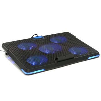 Подставка для ноутбука до 19" Crown CMLS-131, Black/Blue