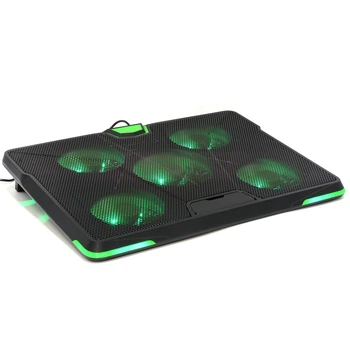 Подставка для ноутбука до 19" Crown CMLS-132, Black/Green