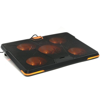 Подставка для ноутбука до 19" Crown CMLS-133, Black/Orange