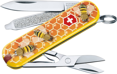 Швейцарський ніж Victorinox Сlassic Honey Bee (0.6223.L1702)