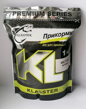 Прикормка Klasster Premium Метод Краб 1 кг