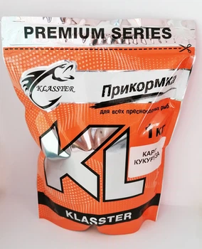 Прикормка Klasster Premium Карп Кукуруза 1кг